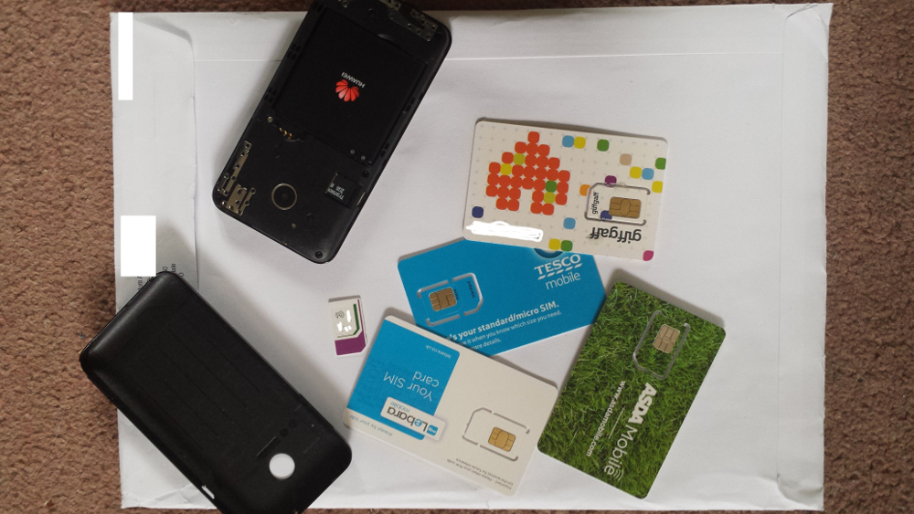 Collection of varios SIM cards of different Mobile operators