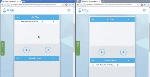 Send file direct to another person